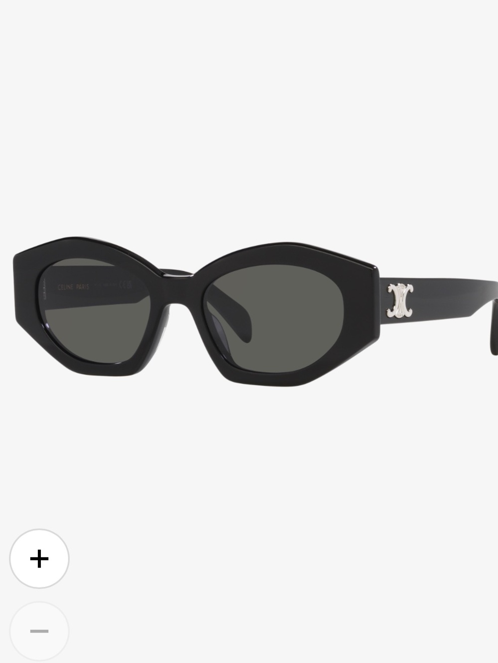 Black Women's Cat Eye Sunglasses - Stylish UV Protection